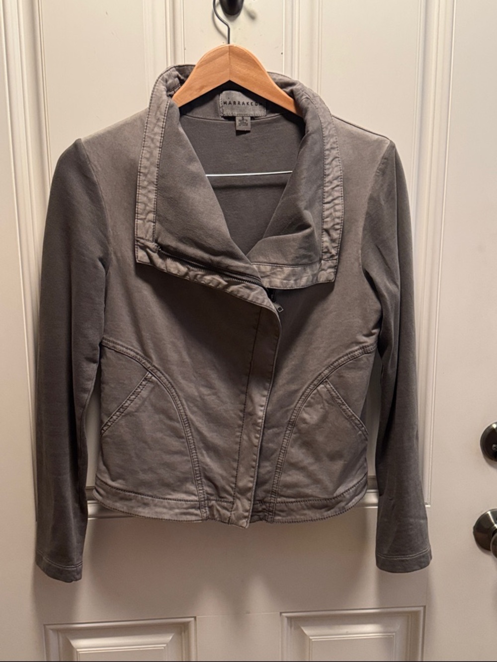 Marrakech Women's Utility Jacket in Grey